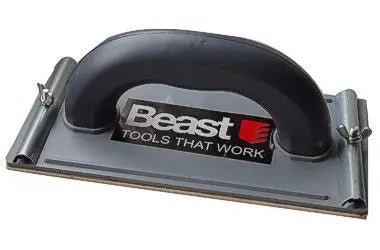 HANDSCHLEIFER MIT SCHRAUBEN ; Vielseitiger Handschleifer mit Schraubbefestigung - Effizientes Schleifwerkzeug für Handwerks- und Heimwerkerprojekte TK Gruppe® Grosshandel 