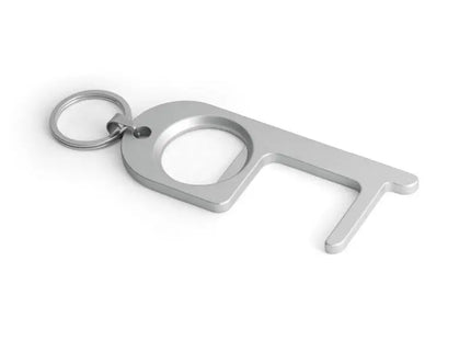 HANDY Aluminium-Keychain mit Flaschenöffner - satinsilber TK Gruppe® Grosshandel 