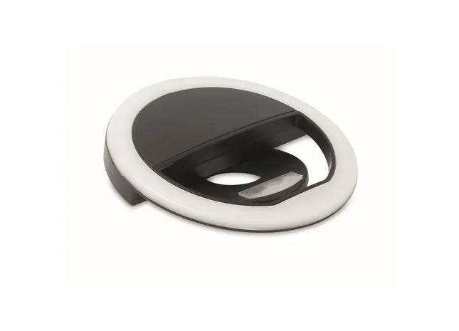 HELIE Selfie-Ringlicht mit Klemme - Schwarz: Optimales Clip-On Licht TK Gruppe® Grosshandel 