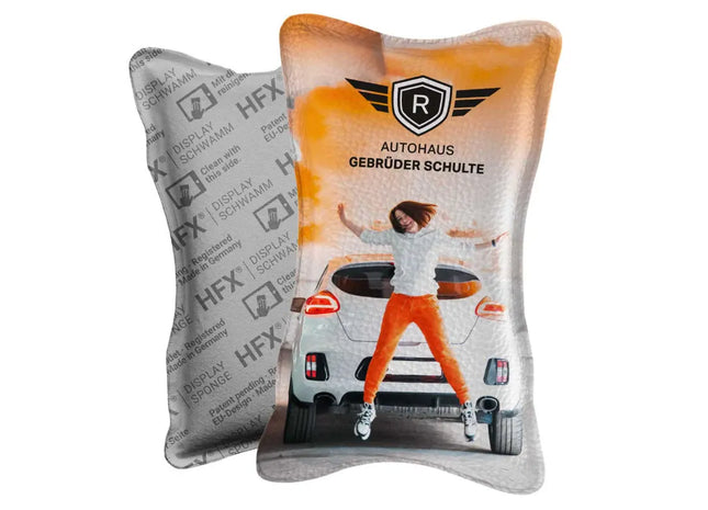 HFX Color Displayschwamm mit individuellem Digitaldruck TK Gruppe® Grosshandel 