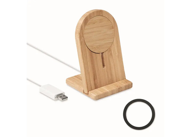 HINTOIS 10W Induktives Ladegerät aus Holz: Energieeffizient und Stilvoll TK Gruppe® Grosshandel 