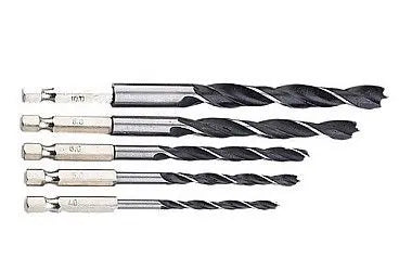 HOLZBOHRERSATZ: Hochwertiger Holzbohrersatz - Profi Bohrer-Set für präzises Bohren in Holz TK Gruppe® Grosshandel 