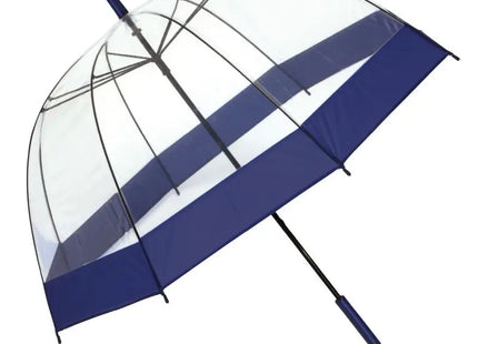 HONEYMOON Glockenschirm - Blau-Transparent, Stilvoller und Zuverlässiger Schutz TK Gruppe® Grosshandel 