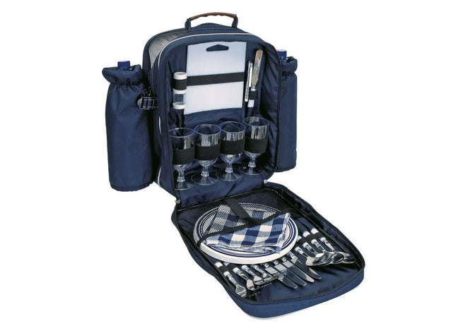 HYDE PARK Blauer Picknickrucksack - Komfortabel & Geräumig TK Gruppe® Grosshandel 