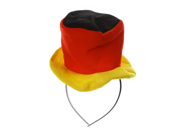 Haarreif Minihut Deutschland - Lustiges und festliches Haar-Accessoire für Feiern TK Gruppe® Grosshandel 