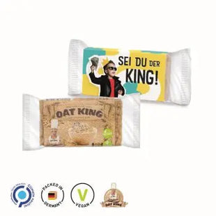 Hafer-Riegel mit Papierbanderole – Nachhaltiger Snack, individuell bedruckbar TK Gruppe® Grosshandel 