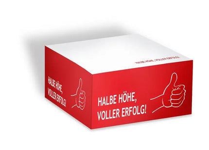 Haftquader 68x68x34 mm, Selbstklebende Notizzettel für Büro & Zuhause TK Gruppe® Grosshandel 