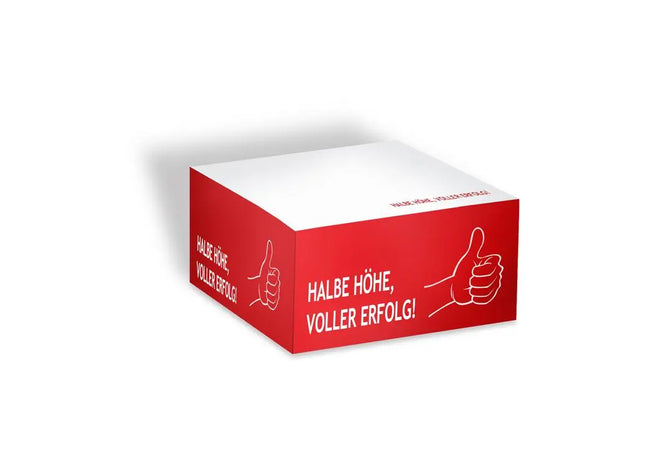 Haftquader 68x68x34 mm, Selbstklebende Notizzettel für Büro & Zuhause TK Gruppe® Grosshandel 