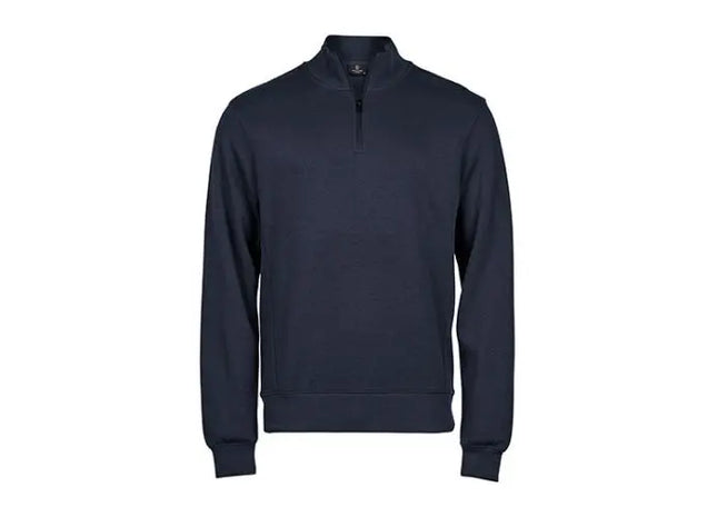Halber Reißverschluss-Pullover aus geripptem Interlock – Modern und Praktisch TK Gruppe® Grosshandel 