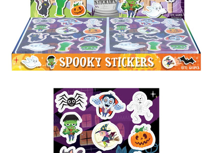 Halloween-Aufkleber, 10 cm x 11,5 cm, 12 Stück Pro Karte TK Gruppe® Grosshandel 