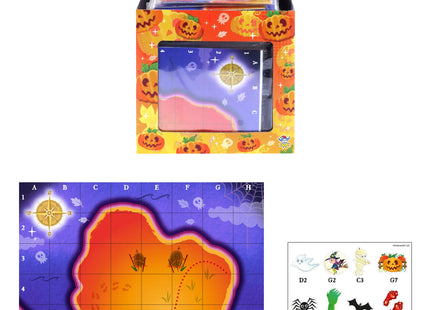 Halloween Schatzkarte Spiel, 195 mm x 195 mm TK Gruppe® Grosshandel 