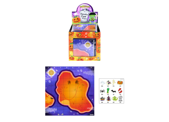 Halloween Schatzkarte Spiel, 195 mm x 195 mm TK Gruppe® Grosshandel 