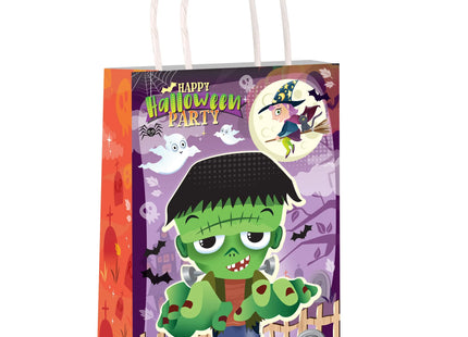 Halloween Tasche Mit Griff 14x21x7 cm - Ideal für Süßes Oder Saures TK Gruppe® Grosshandel 