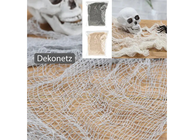 Halloween Tischläufer im Gruseldesign, 2er Set, ca. 40x180cm TK Gruppe® Grosshandel 