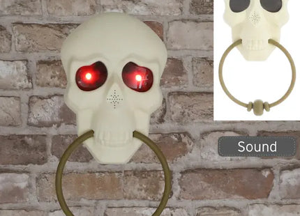 Halloween-Türklingel mit Türklopfer - Gruseliges Deko-Element, ca. 28cm hoch TK Gruppe® Grosshandel 