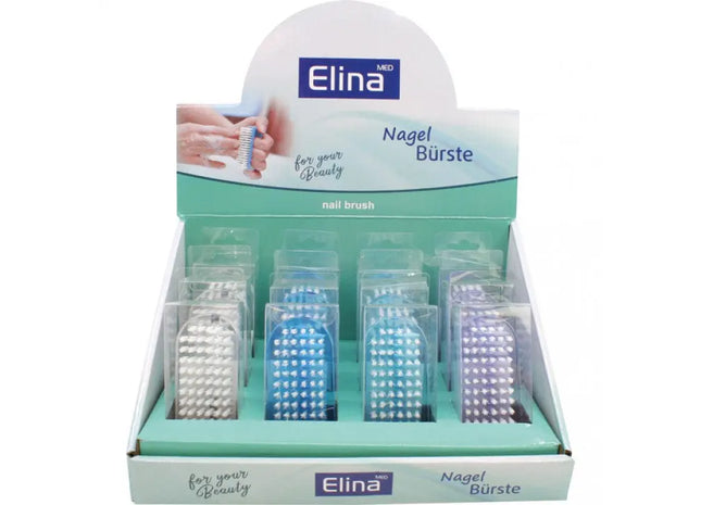 Hand scrubbing brush in packaging 9cm, mixed color variety TK Gruppe® Grosshandel 