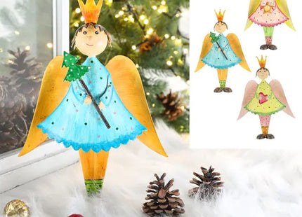 Handbemalte Engel-Figuren, 3er Set, ca. 27cm hoch TK Gruppe® Grosshandel 