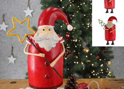 Handbemalte Weihnachtsmann-Figuren, 2er-Set, ca. 30cm hoch TK Gruppe® Grosshandel 