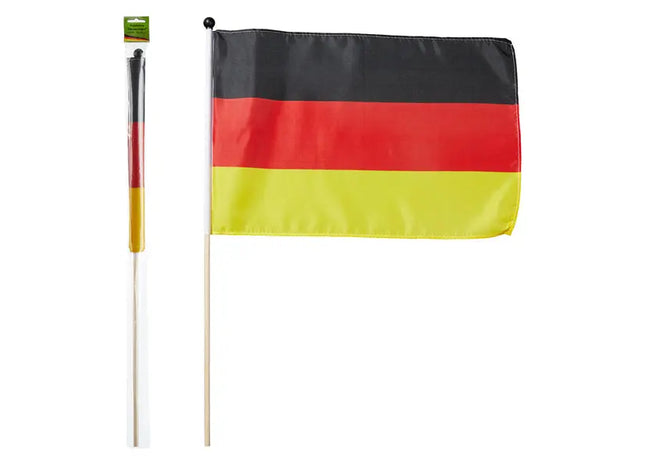 Handfahne Deutschland - Nationalflagge, 30x45 cm, Robustes Polyester TK Gruppe® Grosshandel 