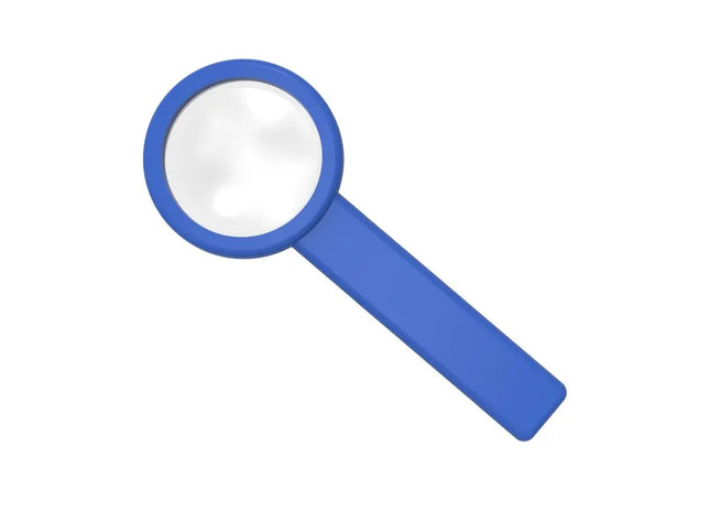 Handle Stiellupe 5x Vergrößerung in Standard-Blau – Kraftvoll & Ergonomisch TK Gruppe® Grosshandel 