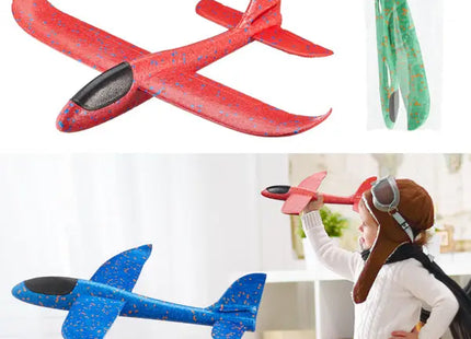Handstart Gleitflugzeuge, 3er Set, 22cm Spannweite - Ideal für Kinder TK Gruppe® Grosshandel 