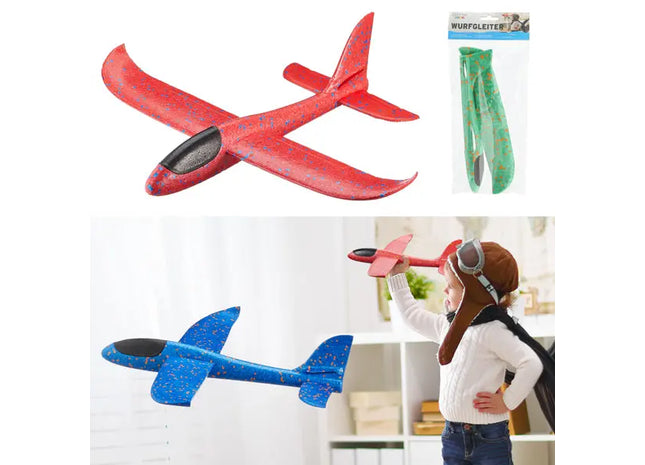 Handstart Gleitflugzeuge, 3er Set, 22cm Spannweite - Ideal für Kinder TK Gruppe® Grosshandel 
