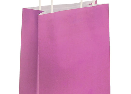 Handtasche Lila Mit Griff 14x21x7 cm – Elegante Damentasche TK Gruppe® Grosshandel 