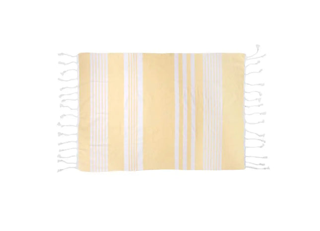 Sagaform Ella Hamam-/Handtuch 50x70cm - Gelb: Weich, Saugfähig, Vielseitig TK Gruppe® Grosshandel 