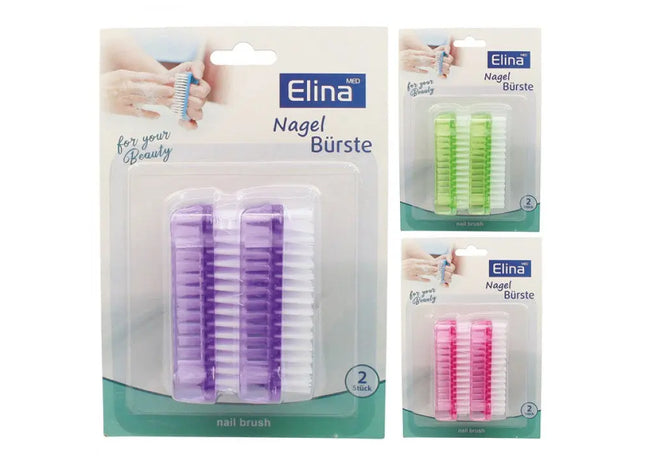 Handwaschbürsten-Set, 2 Stück, Bunte Farben, 8.5x3x3cm – Praktisch & Effektiv TK Gruppe® Grosshandel 