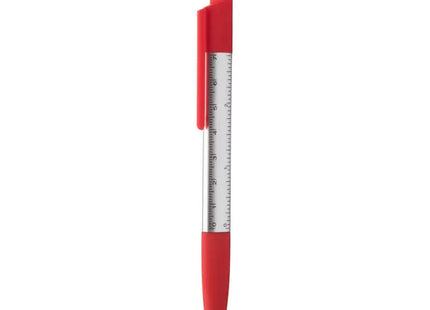 Handy Touchpen mit Kugelschreiber - Rot & Silber - Multifunktionaler Stift für Schreiben und Touchscreen TK Gruppe® Grosshandel 