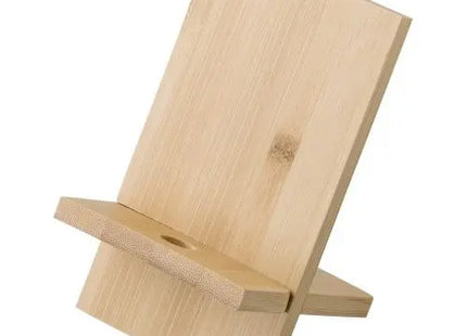Handyhalter aus Bambus Margarita – Nachhaltiger und stilvoller Telefonständer, Bambus TK Gruppe® Grosshandel 
