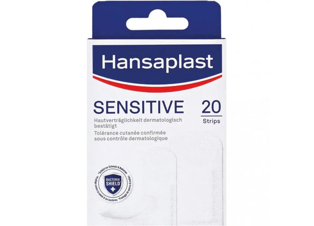 Hansastrip Sensitive Bandages, 20-Pack, Multiple Sizes, Gentle on Skin TK Gruppe® Grosshandel 