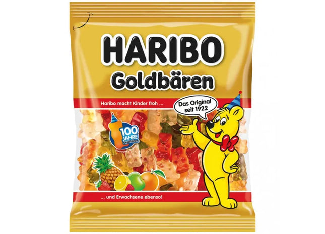 Haribo Goldbären 175g - Bunte Fruchtgummi-Mischung, Vielfältige Geschmacksrichtungen TK Gruppe® Grosshandel 