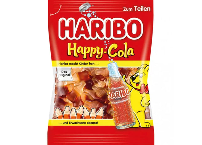 Haribo Happy Cola Gummibonbons 175g - Erfrischendes Cola-Aroma TK Gruppe® Grosshandel 