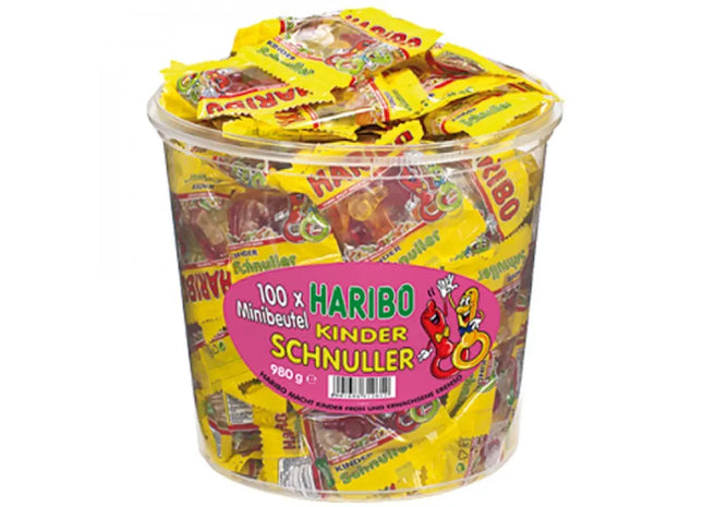 Haribo Kinder-Schnuller Fruchtgummis - Bunte & Fruchtige Nascherei TK Gruppe® Grosshandel 