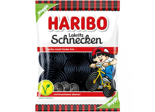 Haribo Lakritzschnecken, 175g, Weich und Lecker TK Gruppe® Grosshandel 