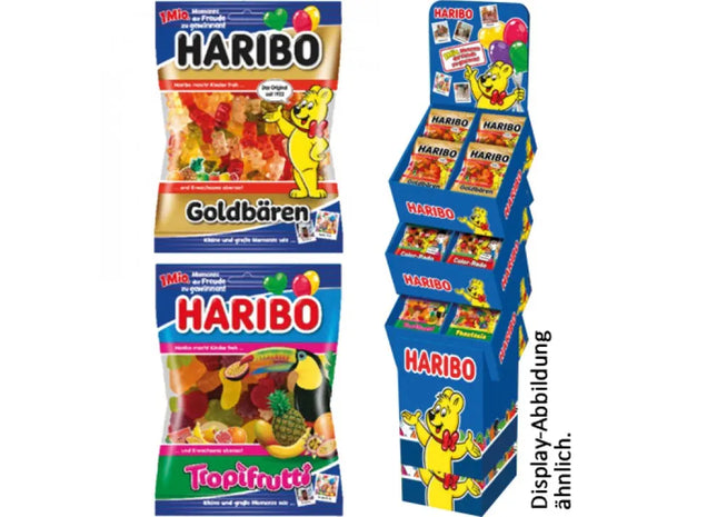 Haribo Meine Tüte Fruchtgummi, 175g, 140er Display TK Gruppe® Grosshandel 