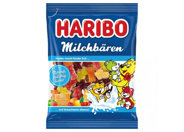 Haribo Milchbären, Cremige Gummibärchen, 160g Packung TK Gruppe® Grosshandel 