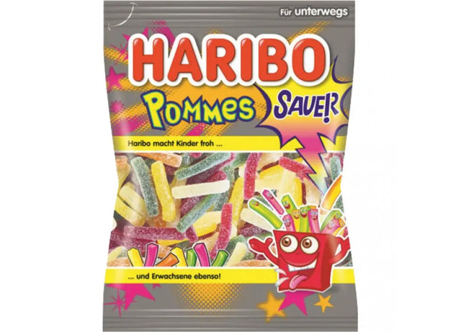 Haribo Sour Fries 100g - Säuerliche Pommes TK Gruppe® Grosshandel 