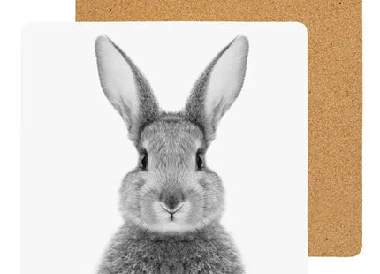 Hase-Form Korkuntersetzer - Umweltfreundlicher Tischschutz, ca. 9,5x9,5cm TK Gruppe® Grosshandel 
