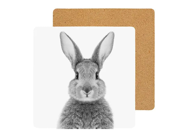 Hase-Form Korkuntersetzer - Umweltfreundlicher Tischschutz, ca. 9,5x9,5cm TK Gruppe® Grosshandel 