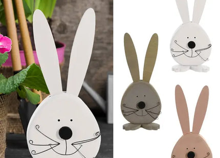Hase Kopf, 3er-Set, groß, 26cm - Lustige und einzigartige Osterdeko TK Gruppe® Grosshandel 