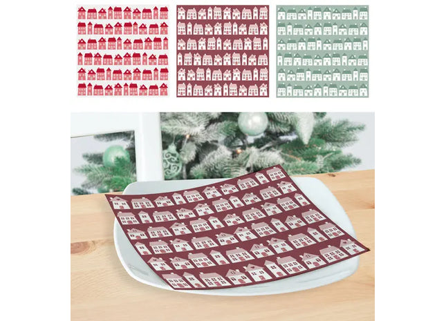 Haus-Motiv Servietten-Set, 3 Designs, 20er-Pack - Ideal für Einweihungspartys TK Gruppe® Grosshandel 
