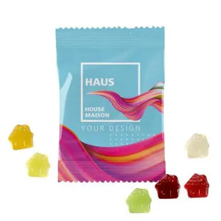 Hausförmige Fruchtgummi 10g Tüten - Süßes Zuhause TK Gruppe® Grosshandel 
