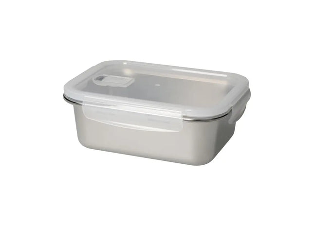 Heat Vorratsdose 1,1 Liter, Silber-Transparent – Modern & Praktisch TK Gruppe® Grosshandel 