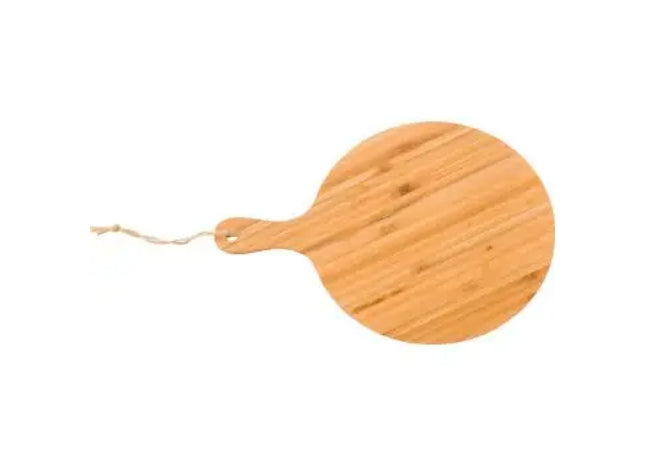 Heddy Rundes Bambus-Schneidebrett in Braun - Nachhaltig, Stilvoll & Praktisch TK Gruppe® Grosshandel 