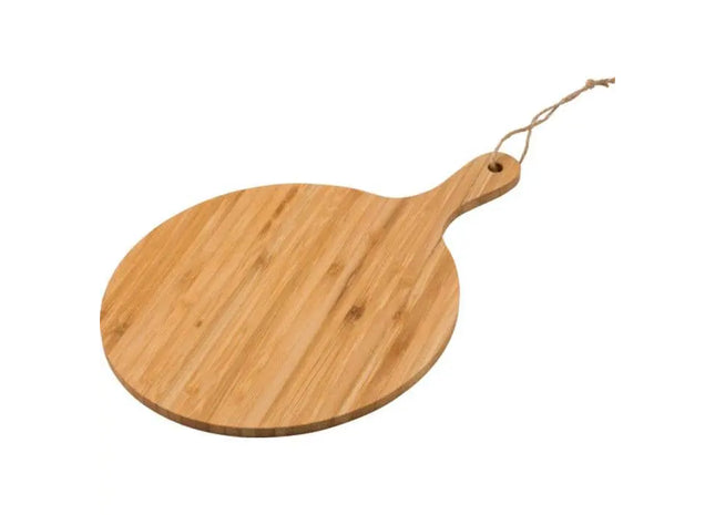 Heddy Rundes Schneidebrett aus Bambus: Nachhaltige Eleganz für die Küche mit natürlicher Schönheit und Langlebigkeit TK Gruppe® Grosshandel 