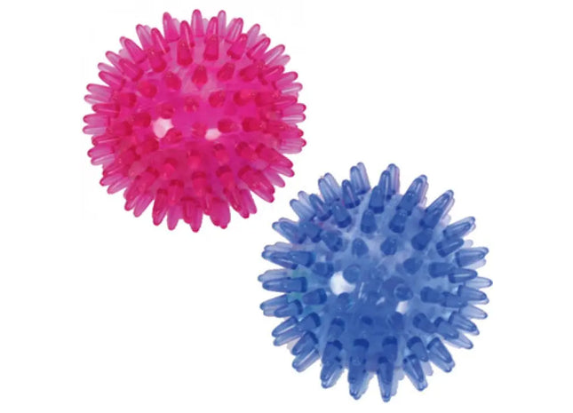 Hedgehog Texture Massage Ball 7cm - Assorted Colors, Set of 2, Trigger Point Relief TK Gruppe® Grosshandel 