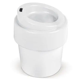 Heiß-aber-cool Kaffeebecher mit Deckel 240ml – Reinweiß TK Gruppe® Grosshandel 