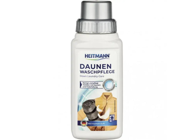 Heitmann Daunenwaschpflege 250ml - Schonendes Waschmittel für Daunen und Federn TK Gruppe® Grosshandel 